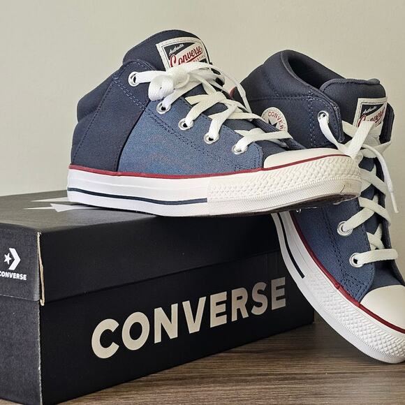 Converse Shoes - Converse CTAS Axel Mid Top Sneakers Women's Size 7.5 A03607F Blue NWT